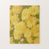 Geel Mum Bloem Kunst Puzzel Legpuzzel (Verticaal)
