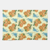 Geel nam de Blauwe Handdoek van het Patroon van Bl (Horizontaal)