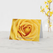 Geel nam, Gelukwensen toe Kaart (Gele Bloem)