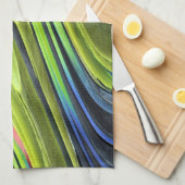 Geel-Naped Amazon Parrot Feathers van STaylor Theedoek (Quarter Fold)