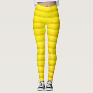 Geel & Oker Stripes leggings