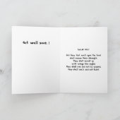 Geel om je dag op te fleuren kaart (Binnen)