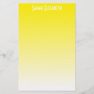 Geel Ombre Schrijfpapier Briefpapier