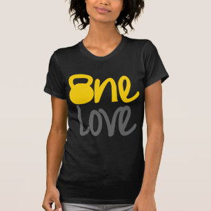 Geel "One Love" Kettlebell T-shirt