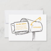 Geel Onze nieuwe adresmailbox verplaatsen (Voorkant)