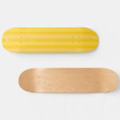Geel op geel stripe HAMbWG-skateboard Skateboard (Horizontaal)