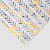 geel oranje blauw grijs Scandinavisch patroon Tissuepapier (Detail)