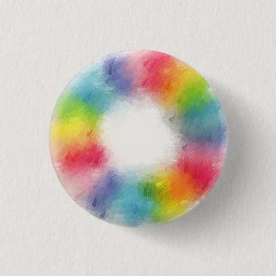 Geel Oranje Blauw Groen Roze Rood Paars Aangepast Ronde Button 3,2 Cm