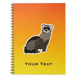 Geel Oranje Ferret Notitieboek