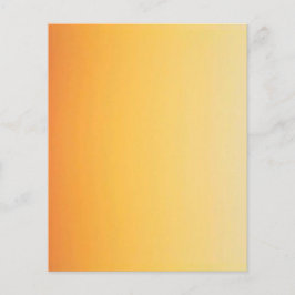 GEEL ORANJE GRADIËNTE ACHTERGROND SJABLOON KLANT FLYER