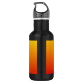 Geel Oranje Harp Waterfles (Achterkant)