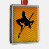 Geel Oranje hoge sprint Metalen Ornament (Rechts)