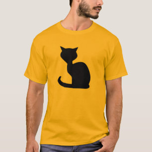 Geel Oranje Kat T-shirt