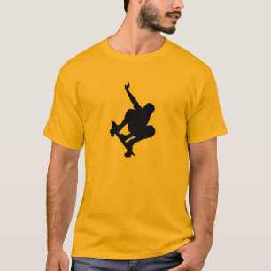 Geel Oranje skateboarden T-shirt
