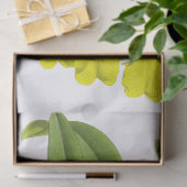  geel orchidee bloemenpapier tissuepapier (Geschenk)