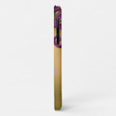 GEEL PAARSE BERRIA EN MONOGRAM VAN ZWEEFSELS Case-Mate iPhone CASE (Achterkant/links)