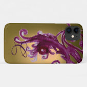 GEEL PAARSE BERRIA EN MONOGRAM VAN ZWEEFSELS Case-Mate iPhone CASE (Achterkant (horizontaal))