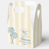Geel Palm Spring Pastel Strand Bruidsfeest Activit Bedankdoosjes (Open)
