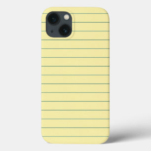 Geel Papier iPhone 13 Hoesje