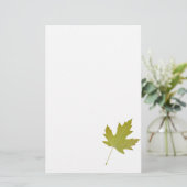 Geel papier van leder in Sycamore (Staand voorkant)