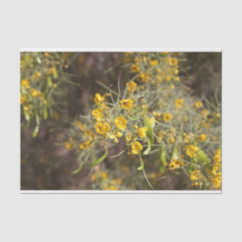 Geel papier voor bloemen