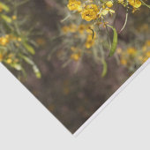 Geel papier voor bloemen (Detail)