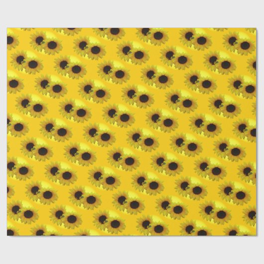 Geel papier voor gouden zonnebloempitten (Vlak)