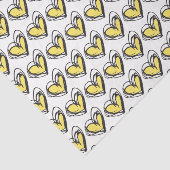 Geel papier voor het kunstweefsel — Trendy en lega (Detail)