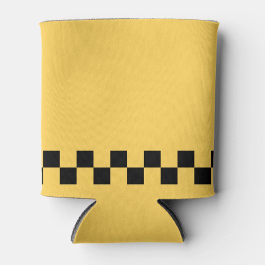 Geel patroon met stuurcabinecontrole blikjeskoeler (Voorkant)