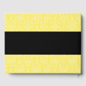 Geel  Patroon Wedding Gastenboek (Achterkant)