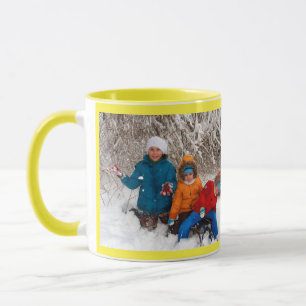 Geel personaliseer de Mok van de Coffee van het Ma