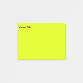Geel persoonlijk post-it® notes