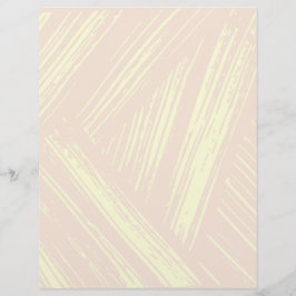 Geel & Perzik Abstract Schrijfboekpapier