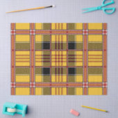 geel plaid papier (Craft)