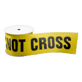 Geel 'POLICE LINE' Lint (Spoel)