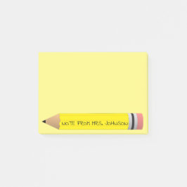 Geel potlood post-it® notes