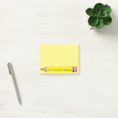 Geel potlood post-it® notes (Kantoor)