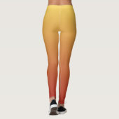 Geel - Rode leggings (Achterkant)