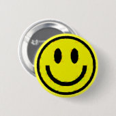 Geel Ronde Button 5,7 Cm (Voorkant /achterkant)