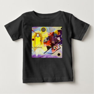 Geel rood blauw Abstract schilderen Kandinsky