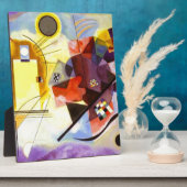 Geel rood blauw Abstract schilderen Kandinsky Fotoplaat (Zijkant)