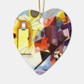 Geel rood blauw Abstract schilderen Kandinsky Keramisch Ornament (Links)