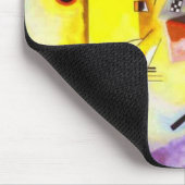 Geel rood blauw Abstract schilderen Kandinsky Muismat (Hoek)