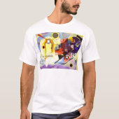 Geel rood blauw Abstract schilderen Kandinsky T-shirt (Voorkant)