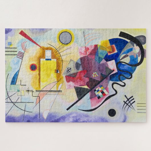 Geel-rood-blauw | Kandinsky | Legpuzzel (Horizontaal)