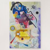 Geel-rood-blauw | Kandinsky | Legpuzzel (Verticaal)