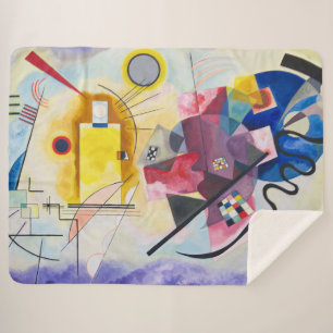 Geel-rood-blauw   Kandinsky   Sherpa Deken