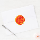 Geel/Rood Roze Sticker (Envelop)