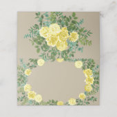 Geel  Roos Elegant Wedding (Buitenkant ongevouwen)