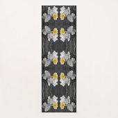 Geel Rose Cluster Partial Color Abstract Yogamat (Voorkant)